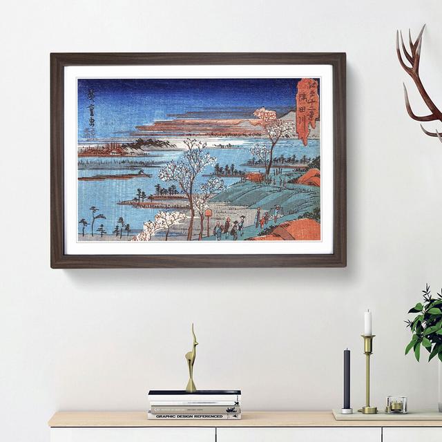 Gotenyama-No Hana by Utagawa Hiroshige - Picture Frame Art Print East Urban Home Frame Option: Walnut Framed, Size: 36cm H x 48cm W x 2cm D on Productcaster.