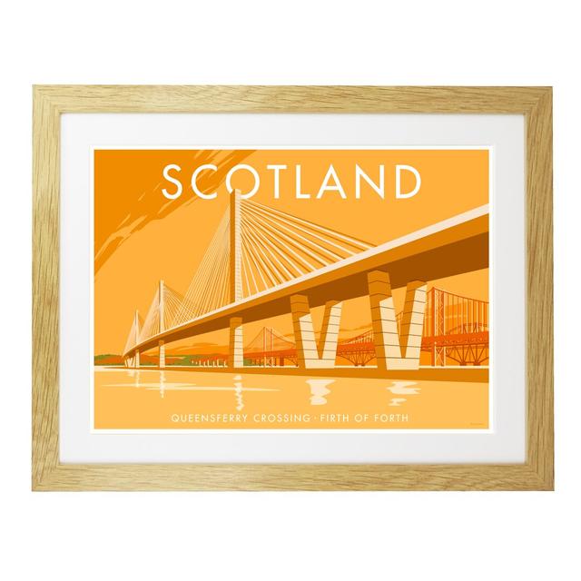 Scotland 2 by Stephen Millership - Print George Oliver Size: 33.5 cm H x 43.5 cm W x 2.2 cm D, Frame Options: Oak on Productcaster.