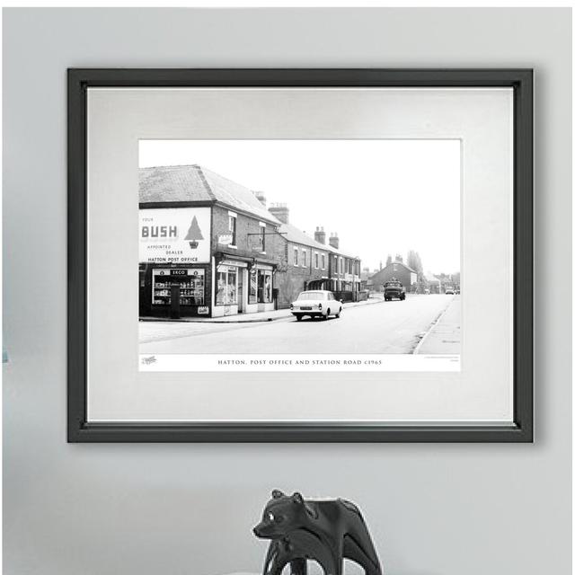 Hatton, Post Office and Station Road C1965' - Picture Frame Photograph Print on Paper The Francis Frith Collection Size: 40cm H x 50cm W x 2.3cm D on Productcaster.