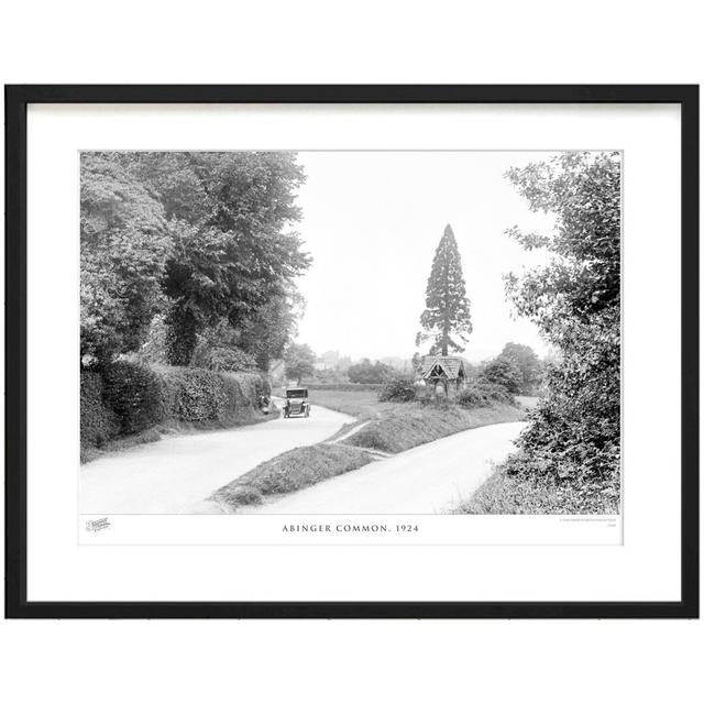 'Abinger Common, 1924' by Francis Frith - Picture Frame Photograph Print on Paper The Francis Frith Collection Size: 60cm H x 80cm W x 2.3cm D on Productcaster.