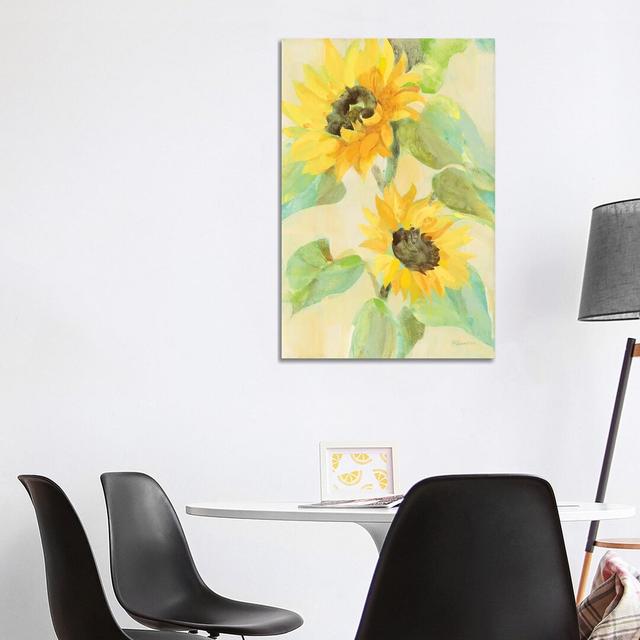 Sunny Blooms by Albena Hristova - Wrapped Canvas Print Rosalind Wheeler Size: 101.6cm H x 66.04cm W x 3.81cm D on Productcaster.