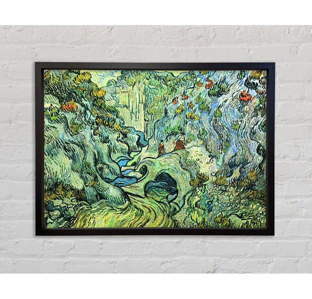 The Ravine by Vincent Van Gogh - Single Picture Frame Art Prints on Canvas Bright Star Size: 59.7cm H x 84.1cm W x 3.3cm D on Productcaster.