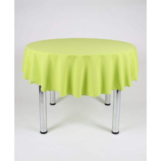 Cameron-James Salisbury Tablecloth 17 Stories Size: 91cm W x 91cm L, Colour: Lime Green on Productcaster.