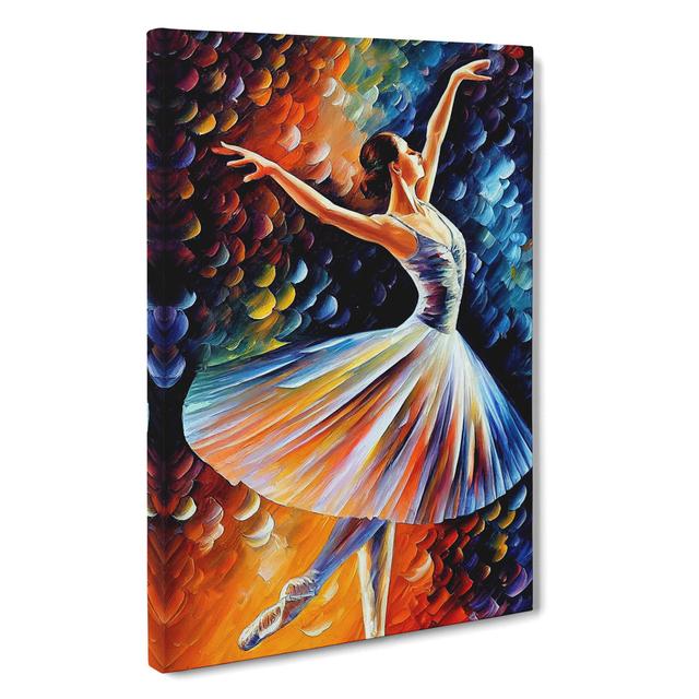 Ballerina Dancer No.2 - Wrapped Canvas Print Fairmont Park Size: 60cm H x 40cm W x 3cm D on Productcaster.