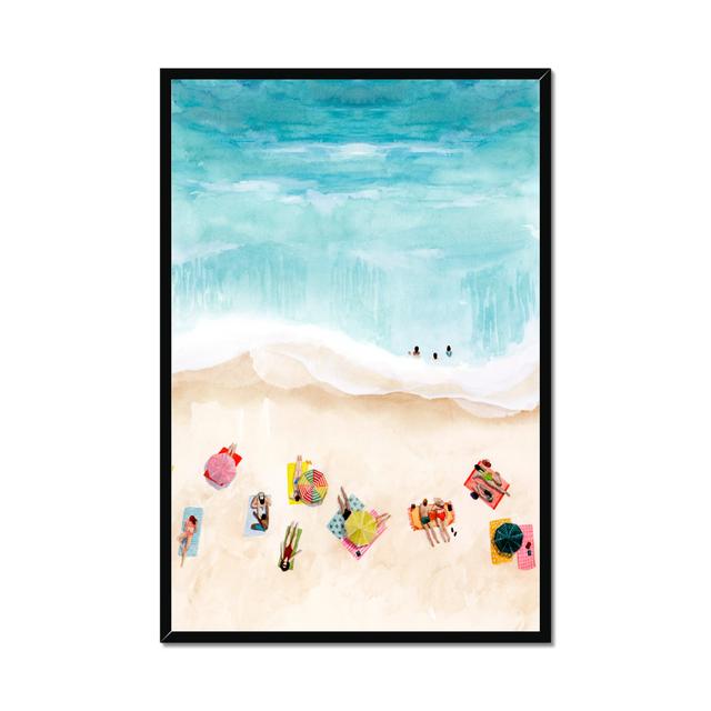 Leinwandbild Beach Week II von Grace Popp Beachcrest Home Größe: 122 cm H x 81 cm B x 3,8 cm T, Format: Leinwand umschließt Rahmen on Productcaster.