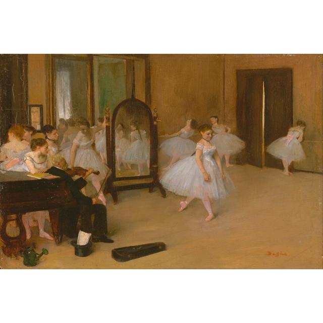 The Dancing Class by Edgar Degas - Wrapped Canvas Art Prints Rosdorf Park Size: 51cm H x 76cm W on Productcaster.