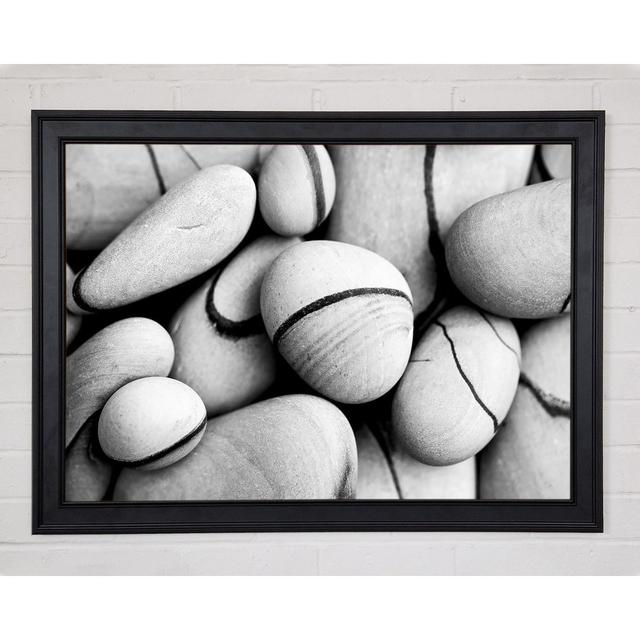 Stone Formation Framed Print Ebern Designs Size: 42cm H x 59.7cm W on Productcaster.