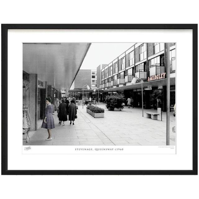 Stevenage, Queensway C1960 by Francis Frith - Single Picture Frame Print The Francis Frith Collection Size: 45cm H x 60cm W x 2.3cm D on Productcaster.