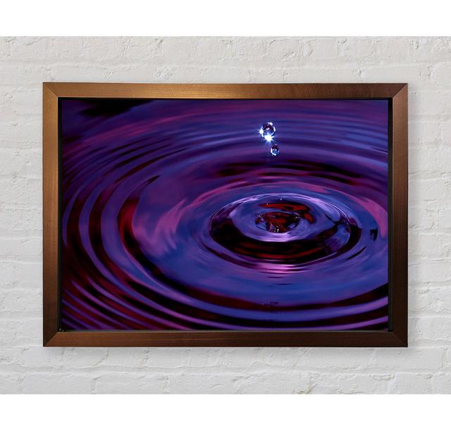 Abstract Drop - Print Latitude Run Size: 42cm H x 59.7cm W x 3.4cm D, Format: Bronze Framed Paper on Productcaster.