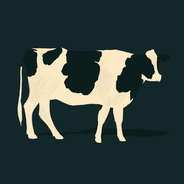 Refined Holstein III by Jacob Green - Wrapped Canvas Graphic Art August Grove Size: 30cm H x 30cm W on Productcaster.