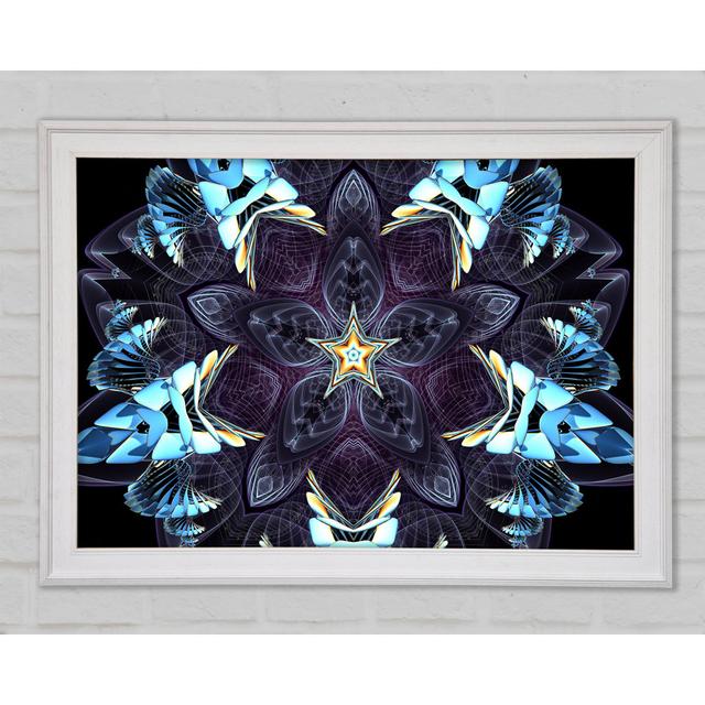 Sacred Geometry - Single Picture Frame Art Prints Metro Lane Size: 59.7cm H x 84.1cm W x 1.5cm D on Productcaster.