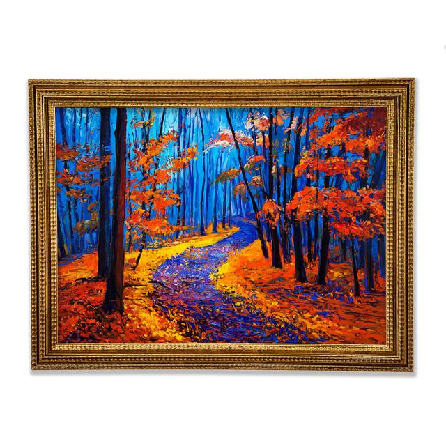 Stunning Autumn Walk - Print Union Rustic Size: 59.7cm H x 84.1cm W x 3cm D on Productcaster.