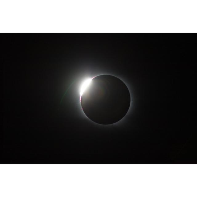 Total Solar Eclipse by SeppFriedhuber - Wrapped Canvas Print 17 Stories Size: 51cm H x 76cm W x 3.8cm D on Productcaster.