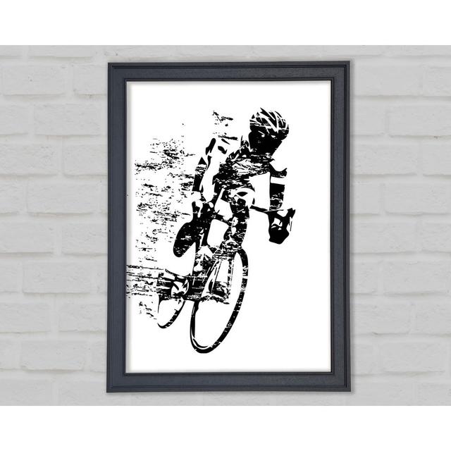 Cycle Rider - Single Picture Frame Art Prints ClassicLiving Size: 42cm H x 29.7cm W x 1.5cm D on Productcaster.