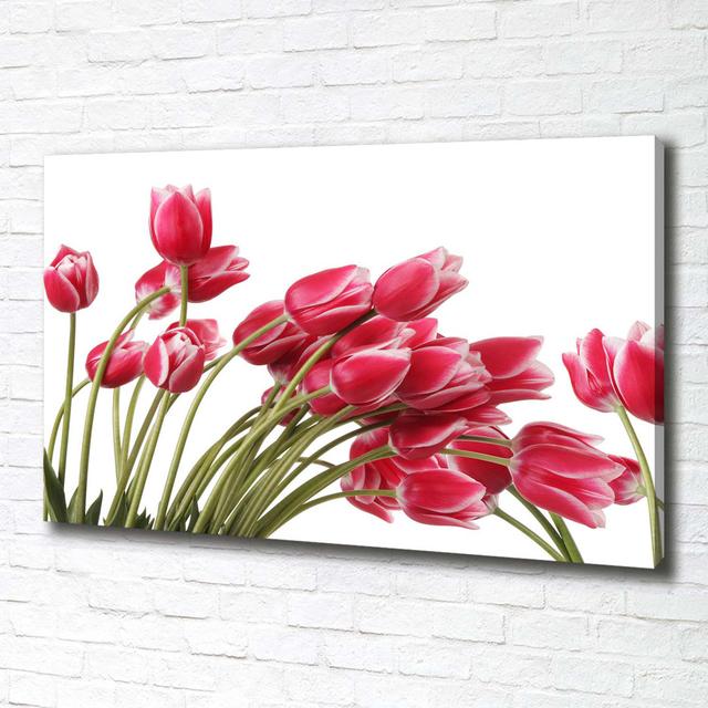 Red Tulips - Wrapped Canvas Art Prints Ophelia & Co. on Productcaster.