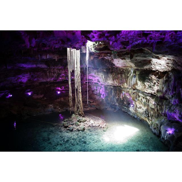 Lamere Cenote (Lake In Cave) - Wrapped Canvas Print Alpen Home Size: 81cm H x 122cm W x 3.8cm D on Productcaster.