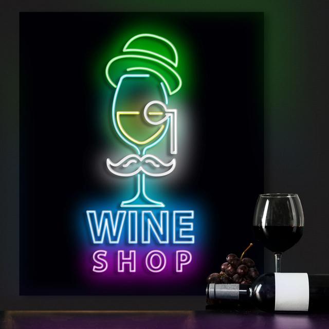 Neon Sign Wine Shop Wall Décor Maturi on Productcaster.