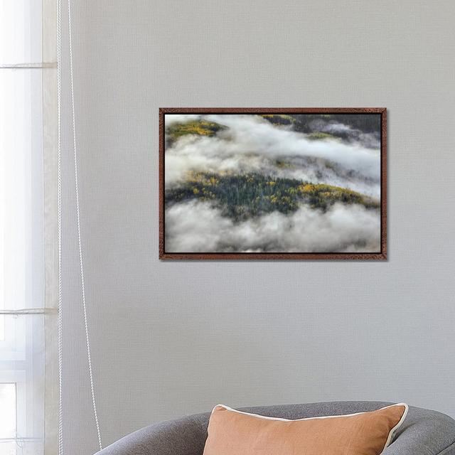 Aspen Forest In The Clouds by Bill Sherrell - Gallery-Wrapped Canvas Giclée on Canvas Alpen Home Size: 45.72cm H x 66.04cm W x 3.81cm D, Format: Class on Productcaster.