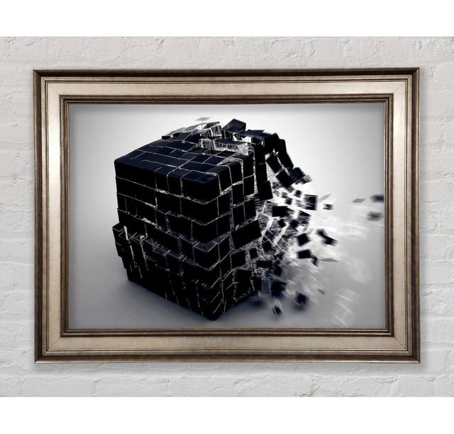 Exploding Cube - Single Picture Frame Art Prints Bright Star Size: 21cm H x 42cm W x 8cm D on Productcaster.