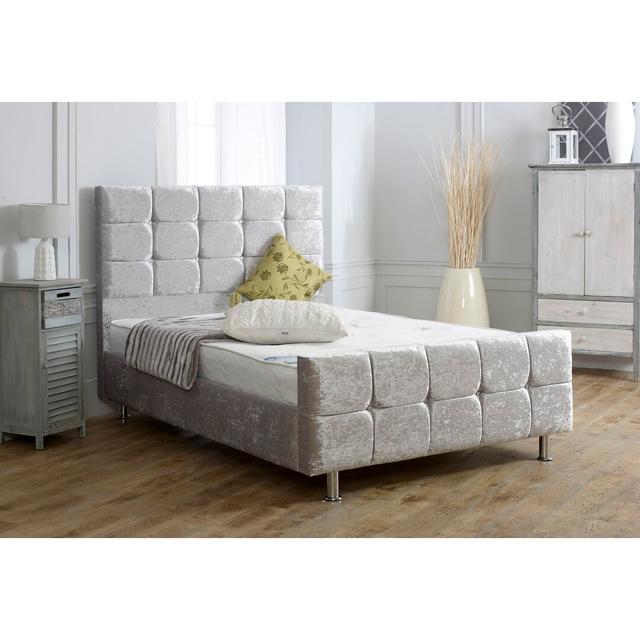 Scottsburg Upholstered Bed Frame Brayden Studio Size: Double (4'6) on Productcaster.