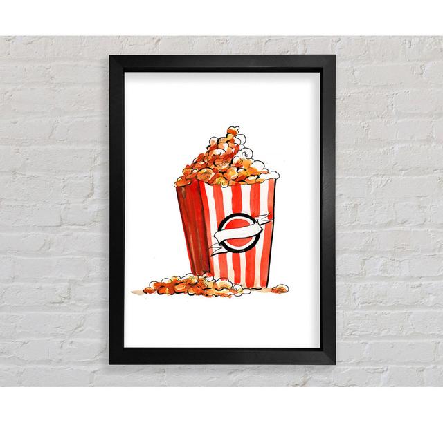 Time For Popcorn - Print Rosalind Wheeler Size: 118.9cm H x 84.1cm W x 3.4cm D, Format: Black Framed Paper on Productcaster.