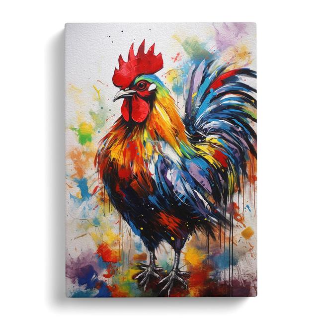 Rooster Gestural No.2 - Print Brambly Cottage Size: 60cm H x 40cm W x 3cm D on Productcaster.