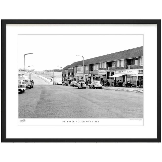 'Peterlee, Yoden Way C1960' by Francis Frith - Picture Frame Photograph Print on Paper The Francis Frith Collection Size: 45cm H x 60cm W x 2.3cm D on Productcaster.