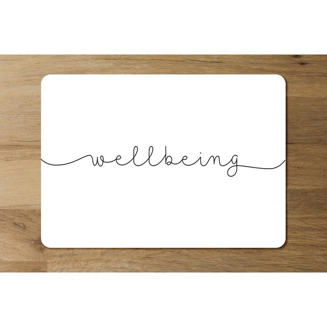 Draizy Wellbeing Placemat (Set of 6) East Urban Home on Productcaster.