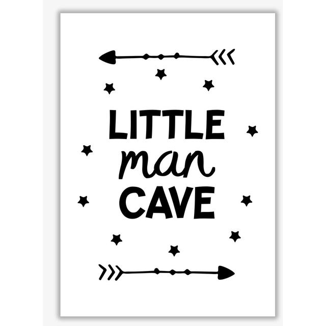 Little Man Cave Arrows - Print East Urban Home Format: No Frame, Size: 30 cm H x 21 cm W x 1 cm D on Productcaster.