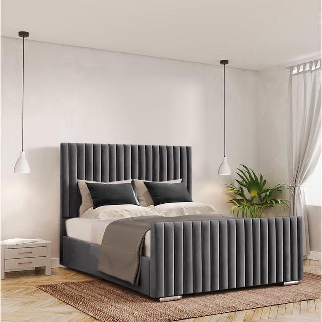 Aum Bed Canora Grey Colour: Asphalt on Productcaster.