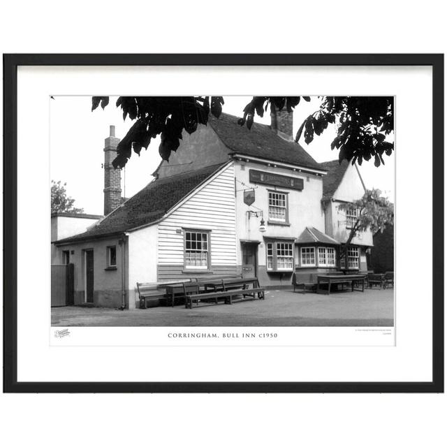 'Corringham, Bull Inn C1950' by Francis Frith - Picture Frame Photograph Print on Paper The Francis Frith Collection Size: 45cm H x 60cm W x 2.3cm D on Productcaster.