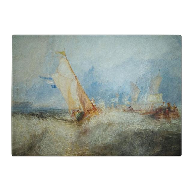 Ship at Sea by Joseph Mallord William Turner Chopping Board East Urban Home Size: 0.4cm H x 28.5cm W x 39cm L on Productcaster.