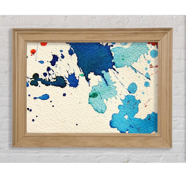 Splash Of Blue - Single Picture Frame Art Prints Bright Star Size: 21cm H x 42cm W x 8cm D on Productcaster.