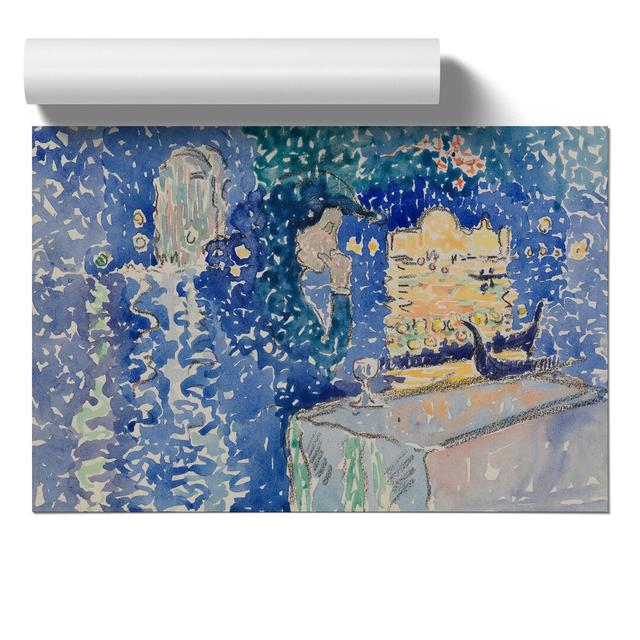 Night of the Festival of the Redeemer by Henri-Edmond Cross - Unframed Painting East Urban Home Size: 21cm H x 30cm W x 0.1cm D on Productcaster.