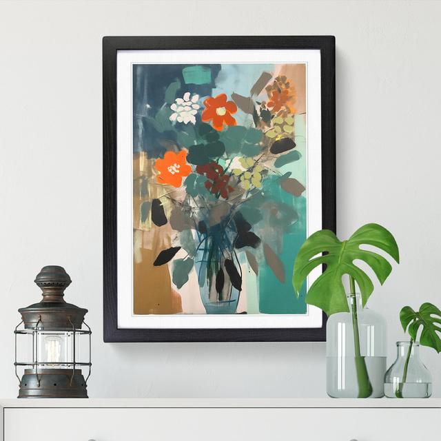 FRM-V0523-928X Flowers Mid Century Vol.6 - Picture Frame Print ClassicLiving on Productcaster.