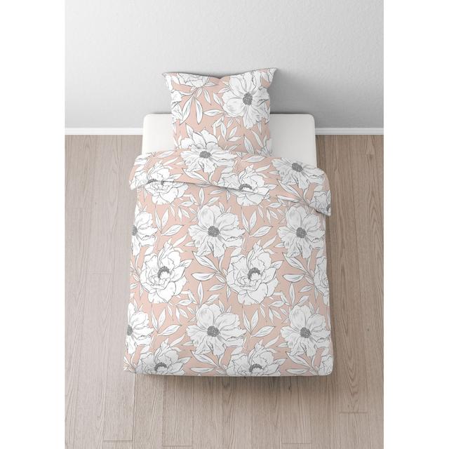 Traumhaft Schlafen - Castell-Markenbettwäsche Fe Cotton Floral Duvet Cover with Pillow Shams Castell on Productcaster.