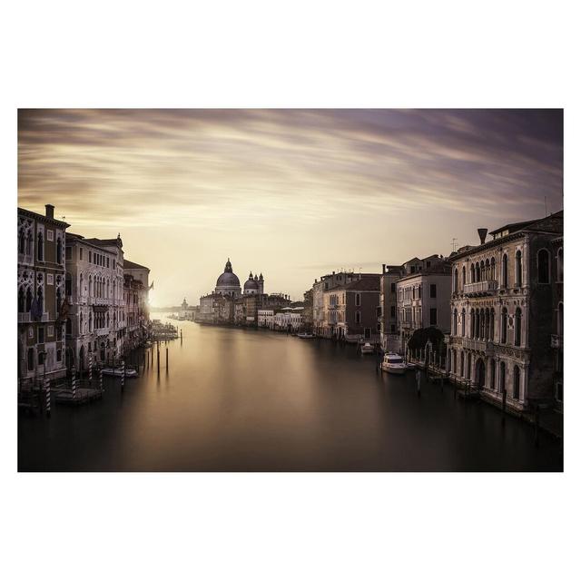 Evening Mood in Venice 3.2m x 4.8m Textured Matte Peel & Stick Wall Mural East Urban Home on Productcaster.