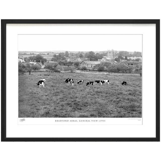 'Bradford Abbas, general view C1955' by Francis Frith - Picture Frame Photograph Print on Paper The Francis Frith Collection Size: 45cm H x 60cm W x 2 on Productcaster.