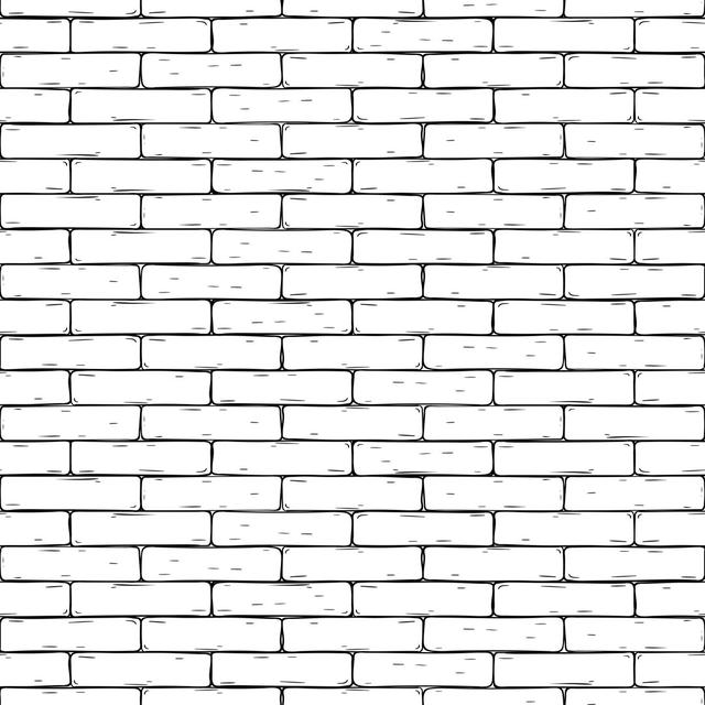 Weissport Brick Wall Vector by ChubarovY - Print Borough Wharf Size: 30cm H x 30cm W x 3.8cm D on Productcaster.