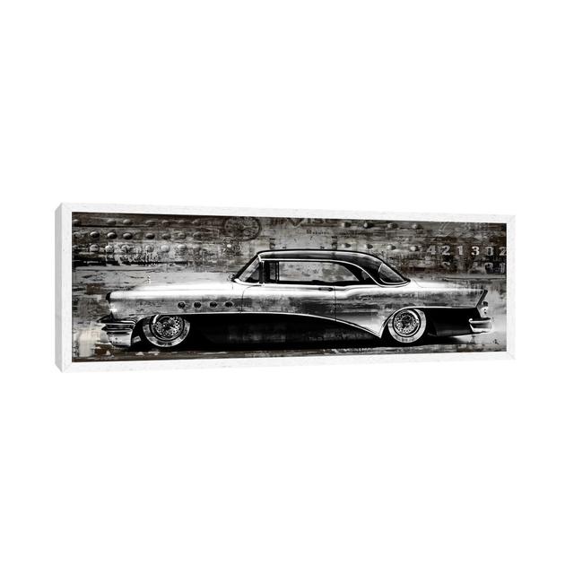 Classic Ride by Dylan Matthews - Wrapped Canvas Panoramic Graphic Art Print Brayden Studio Size: 40.64cm H x 121.92cm W x 3.81cm D, Frame Option: Whit on Productcaster.