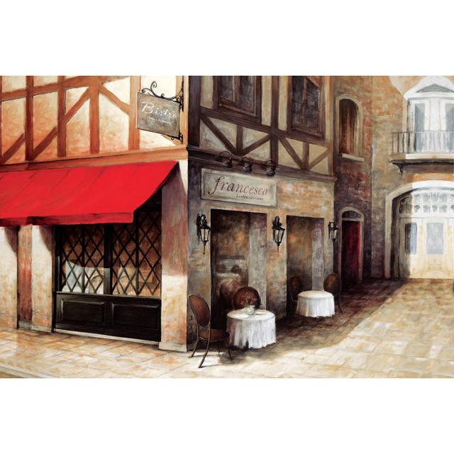 Bistro De Francesca - Wrapped Canvas Art Prints ClassicLiving Size: 81cm H x 122cm W x 3.8cm D on Productcaster.