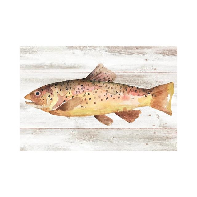 Spotted Trout I House of Hampton Size: 20.32cm H x 30.48cm W x 1.91cm D on Productcaster.