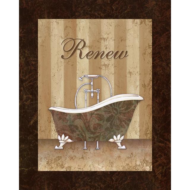 Renew Bath - Wrapped Canvas Painting Print Fleur De Lis Living Size: 30cm H x 20cm W x 3.8cm D on Productcaster.