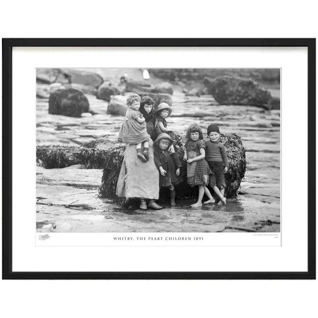 'Whitby, the Peart Children 1891' by Francis Frith - Picture Frame Photograph Print on Paper The Francis Frith Collection Size: 40cm H x 50cm W x 2.3c on Productcaster.