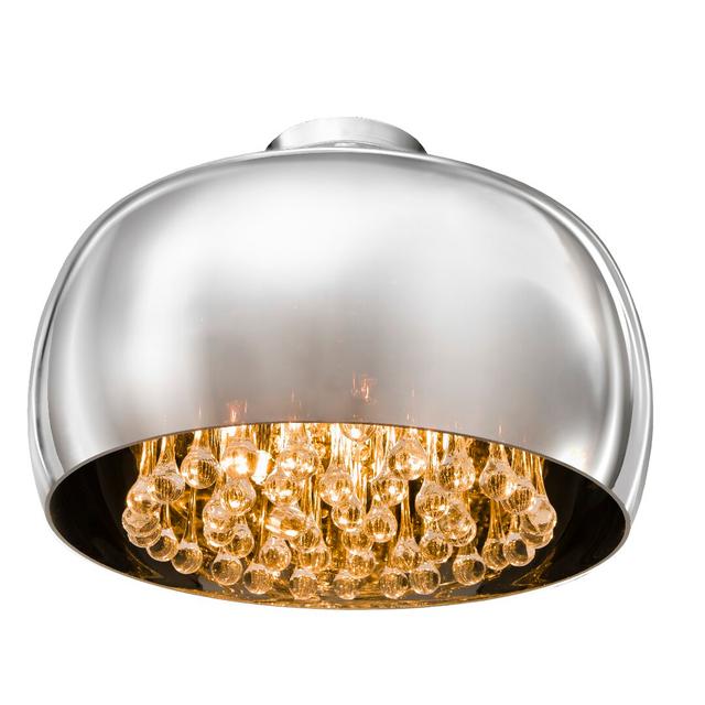 Burn 5 - Light Chrome Dome Pendant Azzardo on Productcaster.