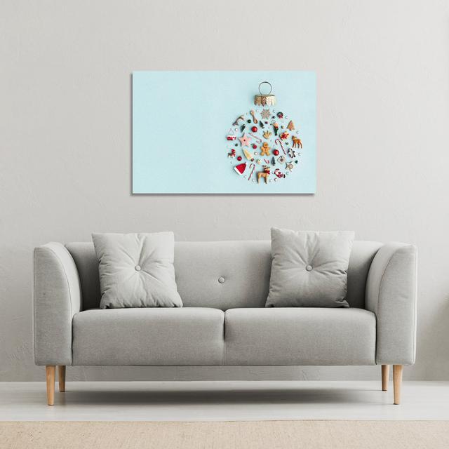 Christmas Holidays - Wrapped Canvas Art Prints The Seasonal Aisle Size: 41cm H x 41cm W on Productcaster.