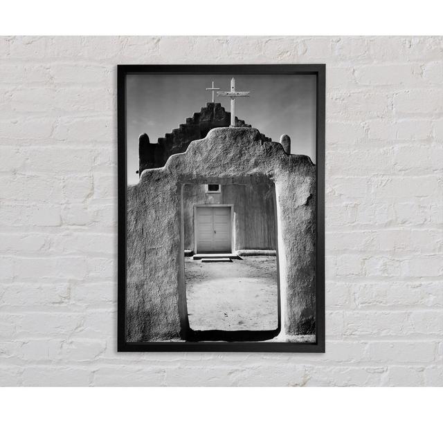 Ansel Adams Church Intaos Pueblo New Mexico - Single Picture Frame Art Prints on Canvas Ebern Designs Size: 141.4cm H x 100.1cm W x 3.3cm D on Productcaster.