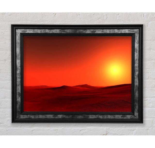 Sahara - Single Picture Frame Art Prints Bright Star Size: 21cm H x 42cm W x 8cm D on Productcaster.