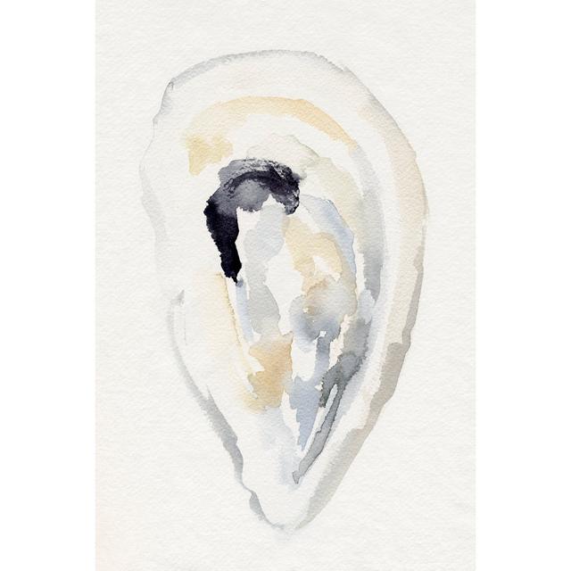 Oyster Shell Watercolor II - Unframed Painting Highland Dunes Size: 76cm H x 51cm W x 3.8cm D on Productcaster.