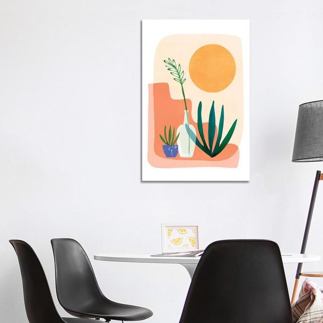 Santa Fe Summer by Modern Tropical - Wrapped Canvas Gallery-Wrapped Canvas Giclée Corrigan Studio Size: 101.6cm H x 66.04cm W on Productcaster.